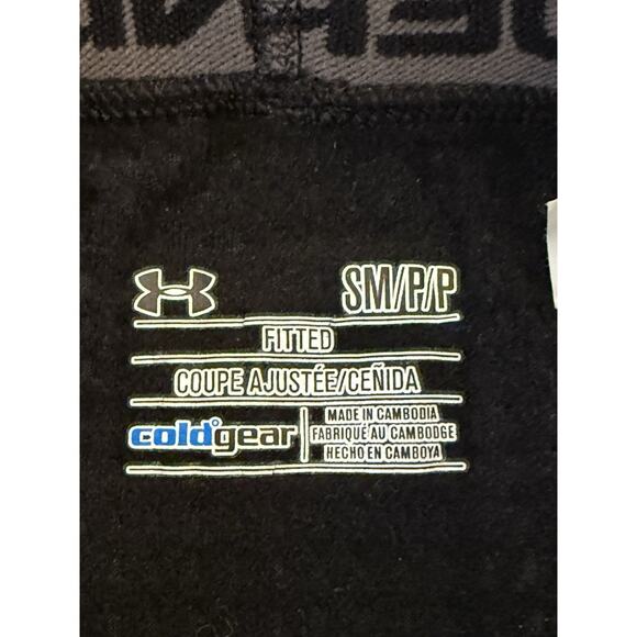 Under Armour Mens Black Fitted 3.0 Base Layer Coldgear Waffle Leggings Pants S - Picture 5 of 9